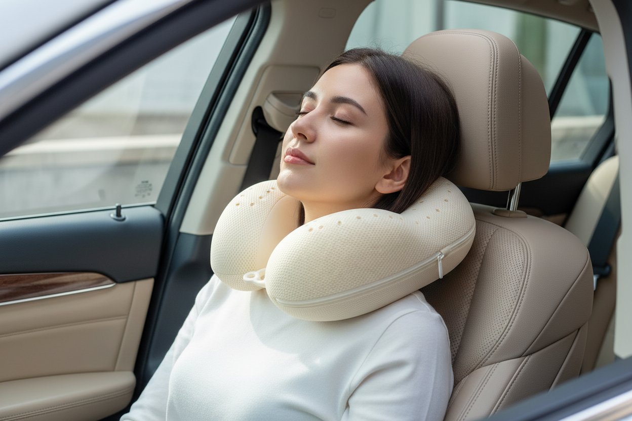 Oreiller cervical en voiture – NuitZen